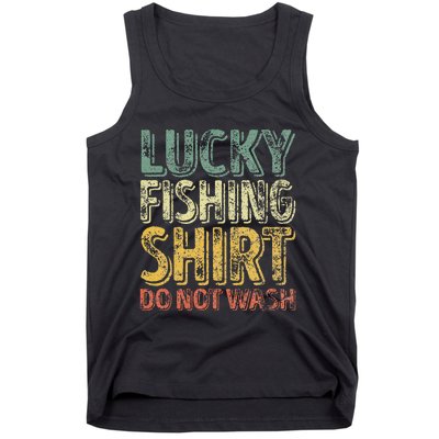 Cute Lucky Fishing Do Not Wash Fisherman Christmas Tank Top