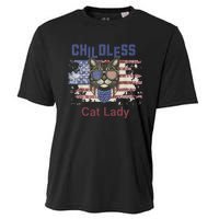 Cat Lover Feminist Childless Cat Lady Votes Cooling Performance Crew T-Shirt