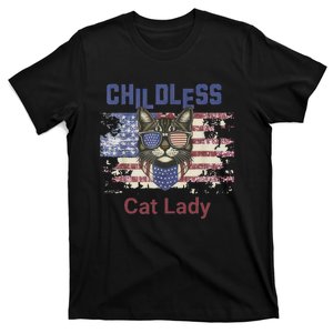 Cat Lover Feminist Childless Cat Lady Votes T-Shirt