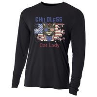 Cat Lover Feminist Childless Cat Lady Votes Cooling Performance Long Sleeve Crew