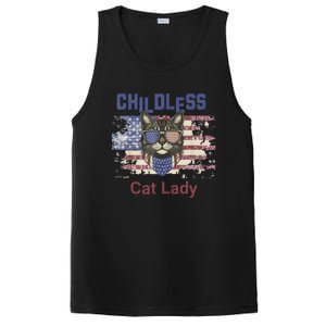 Cat Lover Feminist Childless Cat Lady Votes PosiCharge Competitor Tank