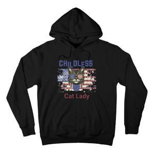 Cat Lover Feminist Childless Cat Lady Votes Tall Hoodie