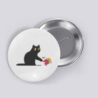 Cat Ladies For Kamala Harris Donald Trump 2024 Sarcastic Button