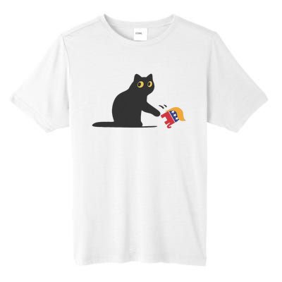 Cat Ladies For Kamala Harris Donald Trump 2024 Sarcastic Tall Fusion ChromaSoft Performance T-Shirt