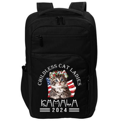 Cat Lady Fun Childless Cat Ladies 2024 Impact Tech Backpack