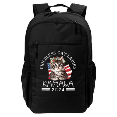 Cat Lady Fun Childless Cat Ladies 2024 Daily Commute Backpack