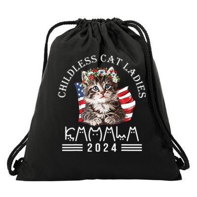 Cat Lady Fun Childless Cat Ladies 2024 Drawstring Bag