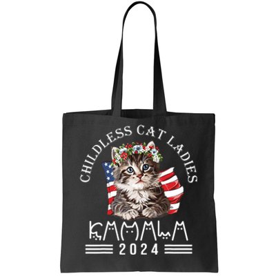 Cat Lady Fun Childless Cat Ladies 2024 Tote Bag