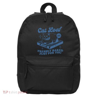 Cat Loaf Freshly Baked Just For You 16 in Basic Backpack