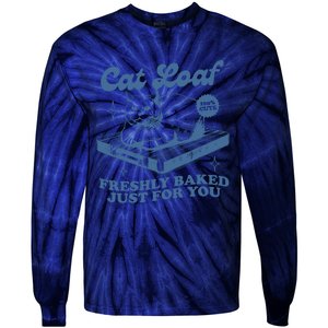 Cat Loaf Freshly Baked Just For You Tie-Dye Long Sleeve Shirt