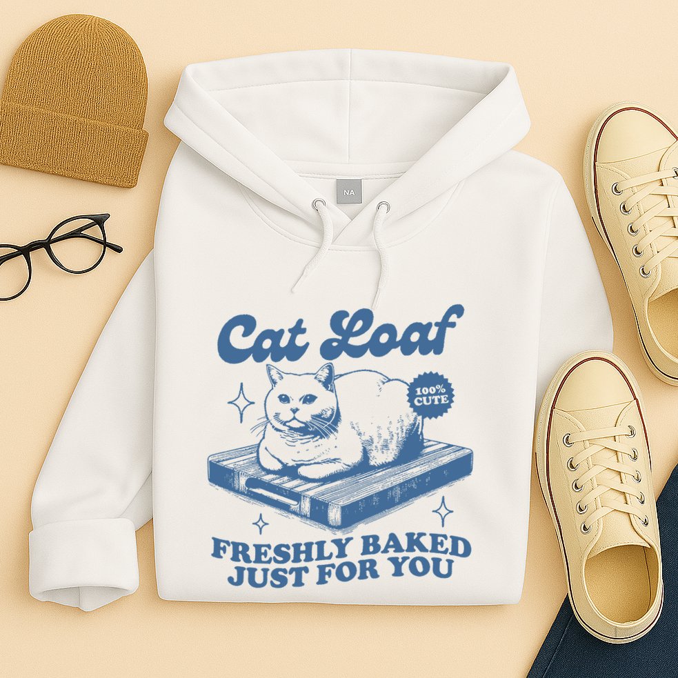 Cat Loaf Freshly Baked Just For You Hoodie