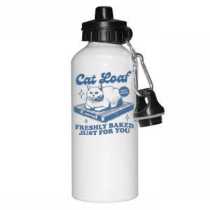 Cat Loaf Freshly Baked Just For You Aluminum Water Bottle