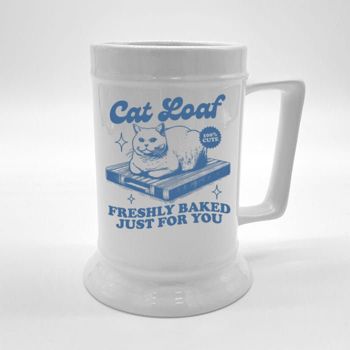 Cat Loaf Freshly Baked Just For You Beer Stein