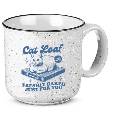 Cat Loaf Freshly Baked Just For You 15oz Campfire Ceramic Mug