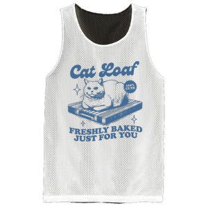 Cat Loaf Freshly Baked Just For You Mesh Reversible Basketball Jersey Tank