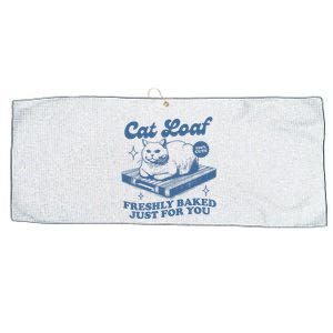 Cat Loaf Freshly Baked Just For You Large Microfiber Waffle Golf Towel