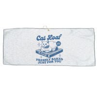 Cat Loaf Freshly Baked Just For You Large Microfiber Waffle Golf Towel