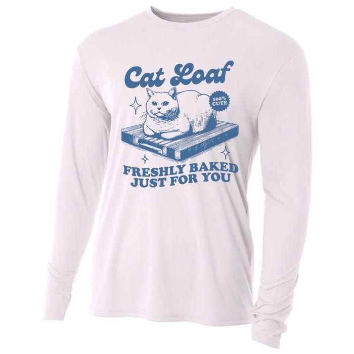 Cat Loaf Freshly Baked Just For You Cooling Performance Long Sleeve Crew