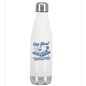 Cat Loaf Freshly Baked Just For You Stainless Steel Insulated Water Bottle