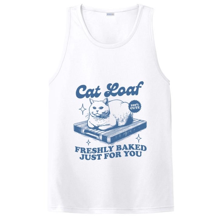 Cat Loaf Freshly Baked Just For You PosiCharge Competitor Tank