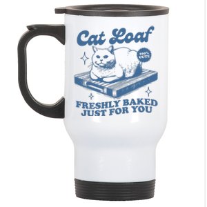 Cat Loaf Freshly Baked Just For You Stainless Steel Travel Mug