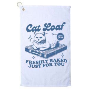 Cat Loaf Freshly Baked Just For You Platinum Collection Golf Towel