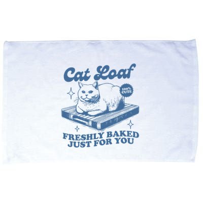 Cat Loaf Freshly Baked Just For You Microfiber Hand Towel