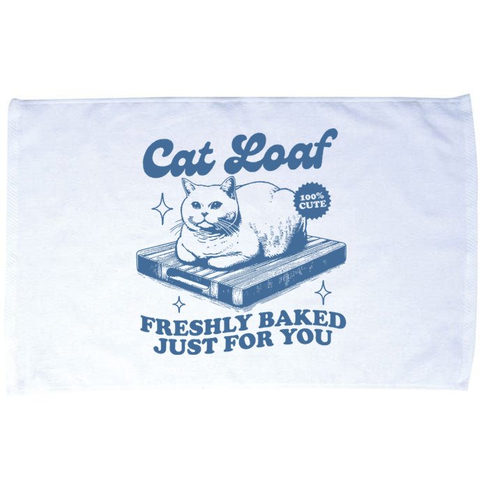 Cat Loaf Freshly Baked Just For You Microfiber Hand Towel