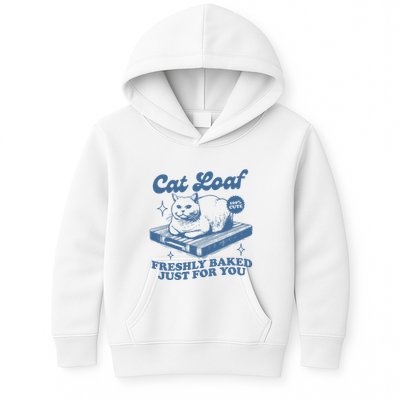Cat Loaf Freshly Baked Just For You Kids Hoodie