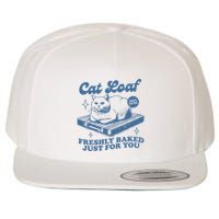 Cat Loaf Freshly Baked Just For You Wool Snapback Cap