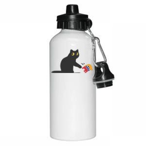 Cat Ladies For Kamala Harris Donald Trump 2024 Sarcastic Aluminum Water Bottle