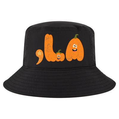 Comma La Funny Kamala Pumpkins Halloween Cool Comfort Performance Bucket Hat