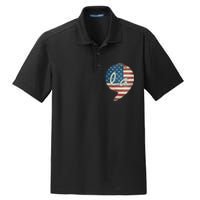 Comma La Funny Kamala Harris Usa Flag Dry Zone Grid Polo