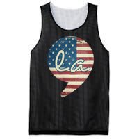 Comma La Funny Kamala Harris Usa Flag Mesh Reversible Basketball Jersey Tank