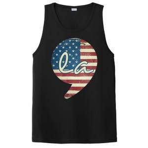 Comma La Funny Kamala Harris Usa Flag PosiCharge Competitor Tank