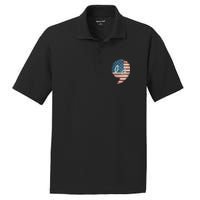 Comma La Funny Kamala Harris Usa Flag PosiCharge RacerMesh Polo