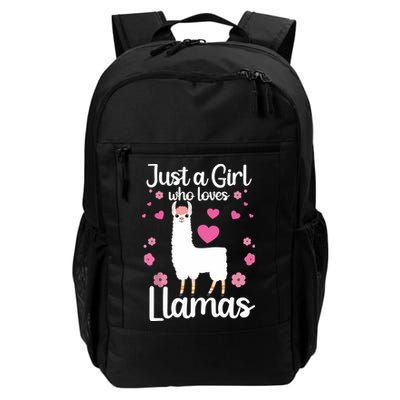 Cute Llama For Girl Farming Llama Lovers Alpaca Farm Backpack