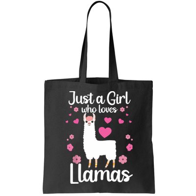 Cute Llama For Girl Farming Llama Lovers Alpaca Farm Bag