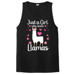 Cute Llama For Girl Farming Llama Lovers Alpaca Farm PosiCharge Competitor Tank