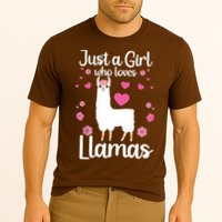 Cute Llama For Girl Farming Llama Lovers Alpaca Farm Cooling Performance Crew T-Shirt