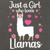Cute Llama For Girl Farming Llama Lovers Alpaca Farm Cotton Canvas Backpack