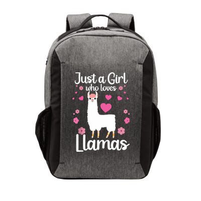 Cute Llama For Girl Farming Llama Lovers Alpaca Farm Vector Backpack