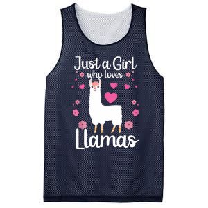 Cute Llama For Girl Farming Llama Lovers Alpaca Farm Mesh Reversible Basketball Jersey Tank