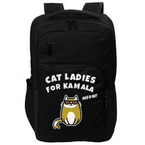 Cat Ladies For Kamala Impact Tech Backpack