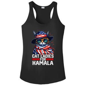 Cat Ladies For Kamala Harris Funny Cat Ladies PosiCharge Competitor Racerback Tank