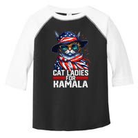 Cat Ladies For Kamala Harris Funny Cat Toddler Fine Jersey T-Shirt