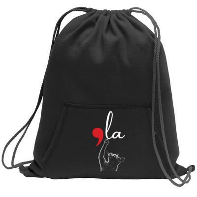 Cat Ladies For Kamala Funny Cat 2024 President Kamala Harris Sweatshirt Cinch Pack Bag