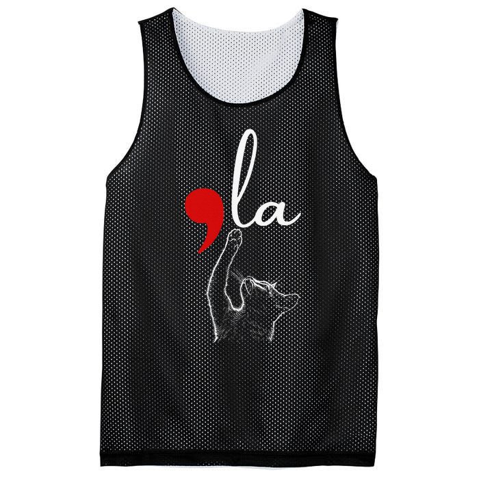 Cat Ladies For Kamala Funny Cat 2024 President Kamala Harris Gift Mesh Reversible Basketball Jersey Tank