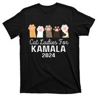 Cat Ladies For Kamala 2024 T-Shirt