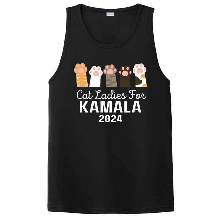 Cat Ladies For Kamala 2024 PosiCharge Competitor Tank